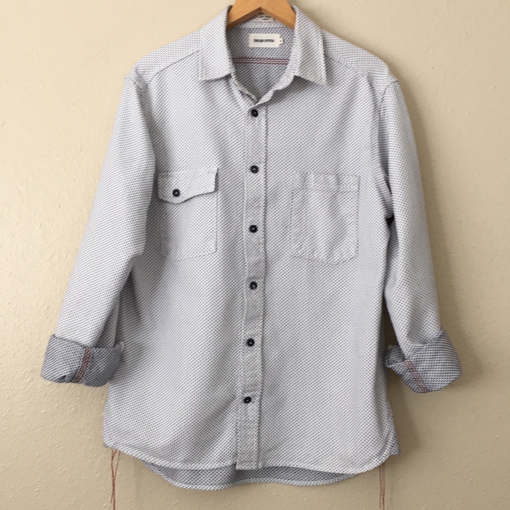 Mens Taylor Stitch Casual Cotton Utility Shirt